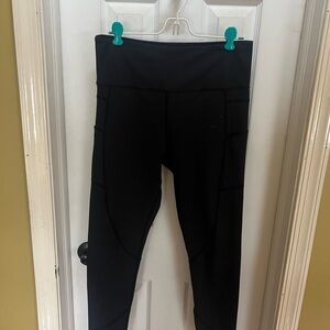 ZYIA Midnight Black Light and Tight Leggings